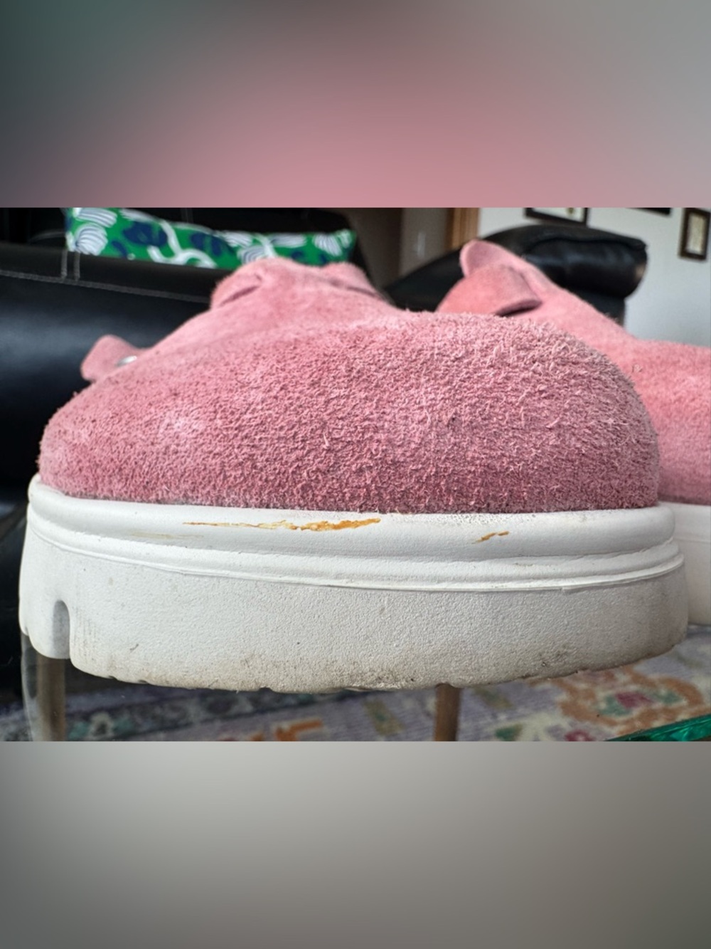 Papillio Suede Clog Mule in Dusty Pink 41 - Picture 12 of 12